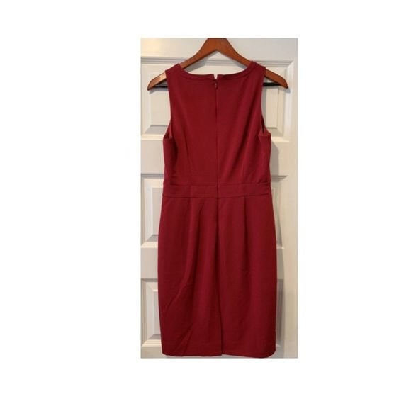 J Crew Merchantile Sheath Dress Burgundy 4 NWT - Picture 3 of 3